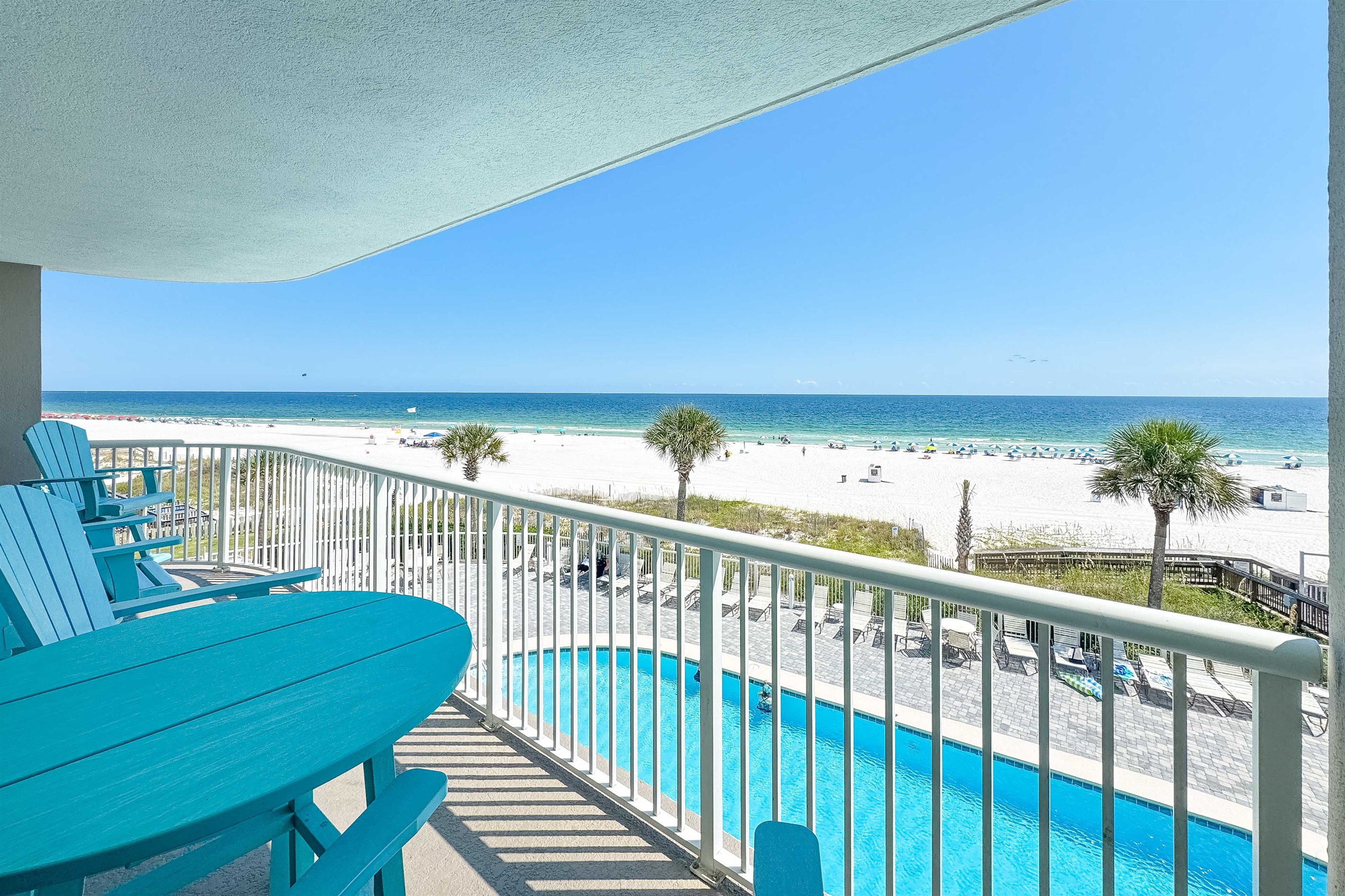 Unobstructed ocean views from your private balcony. Experience the tranquility and beauty of the sea from the comfort of your own space.