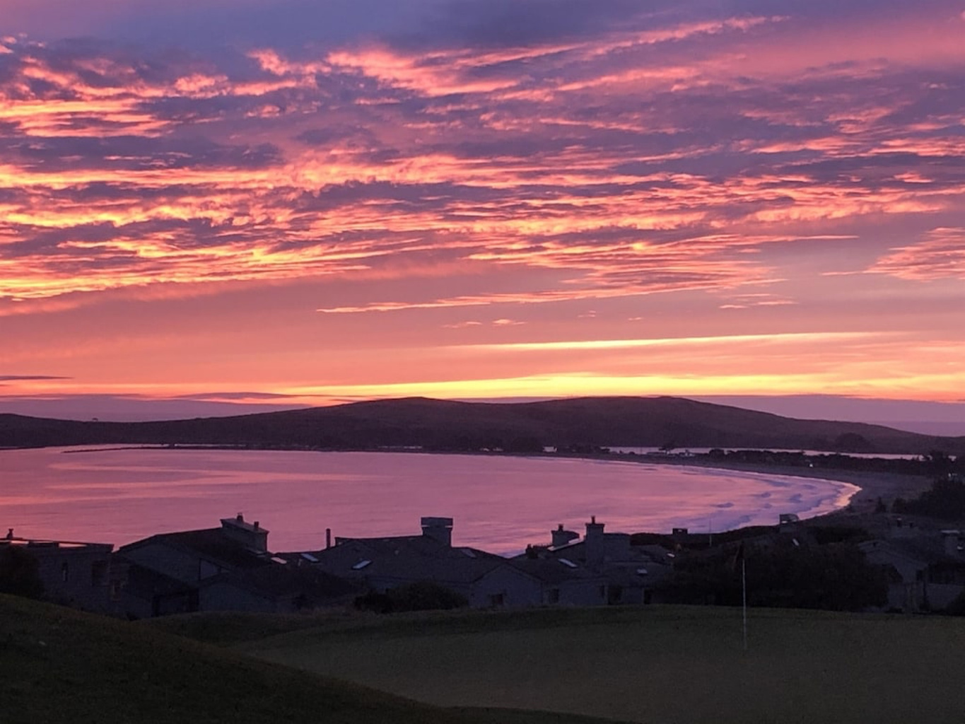 Beautiful sunsets from Living Room windows