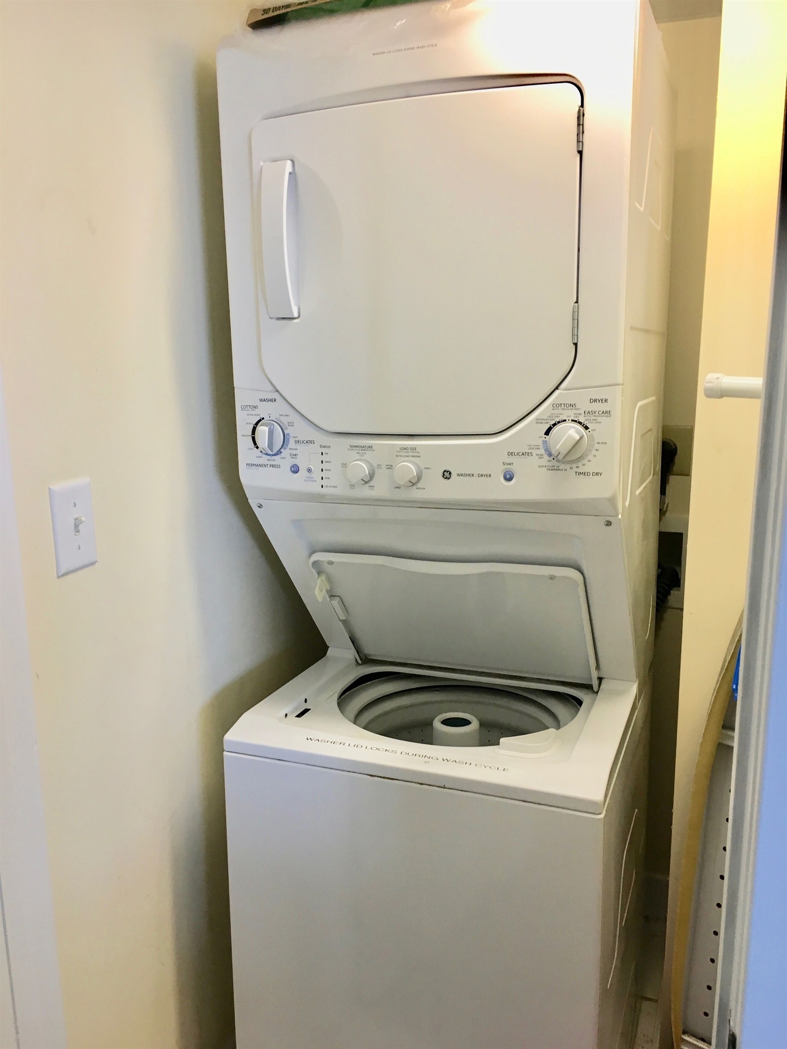 Laundry center in the condo for your convenience.