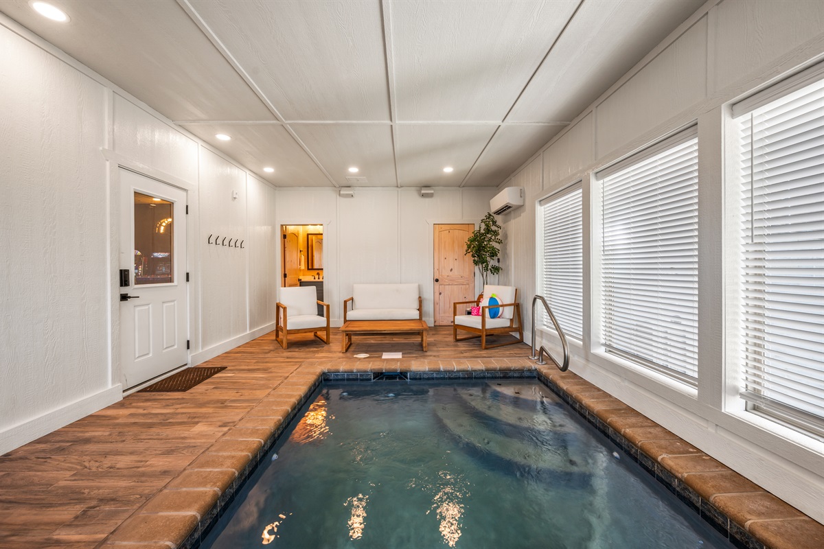 Private, heated pool!