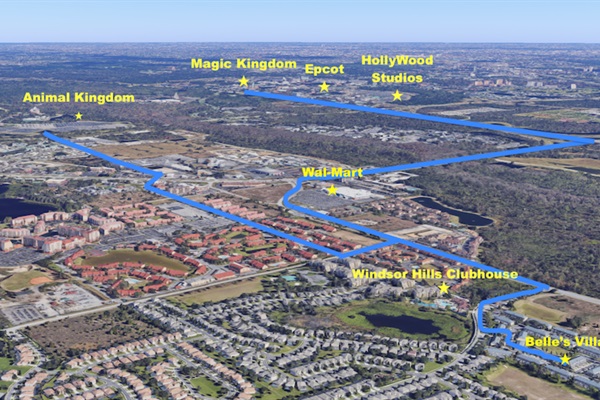 Belle’s Villa puts you right in the heart of the magic — just minutes from all the Disney parks.