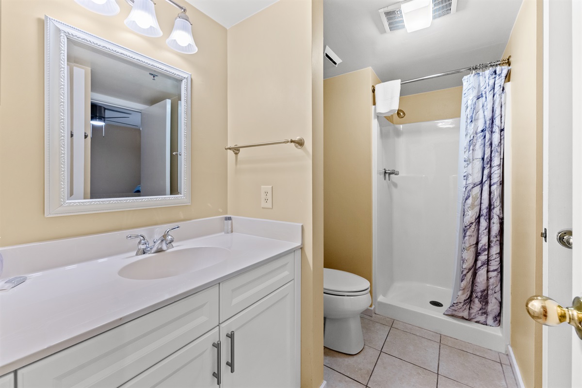 2nd Bathroom with stand alone shower