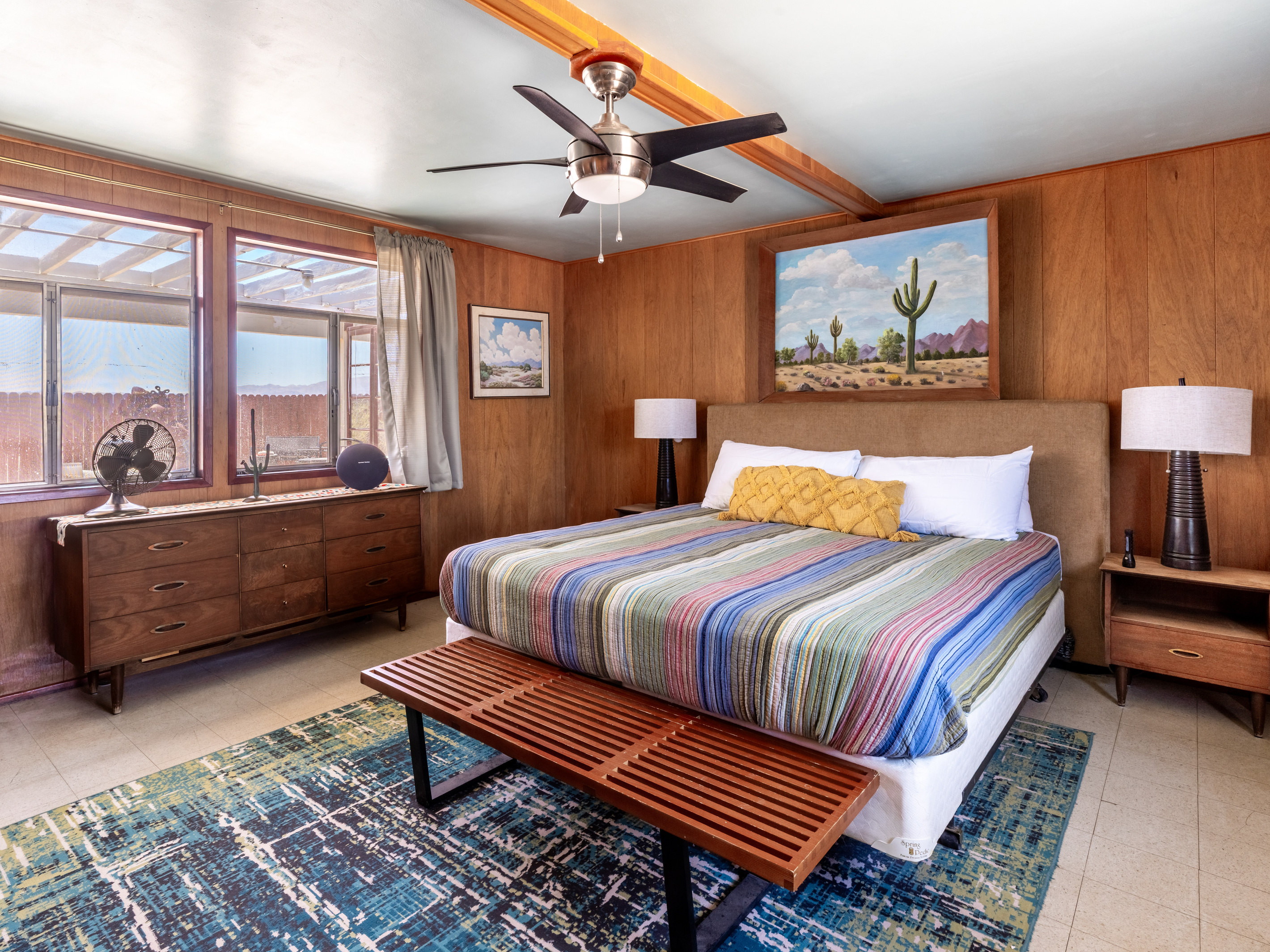 Spacious master bedroom