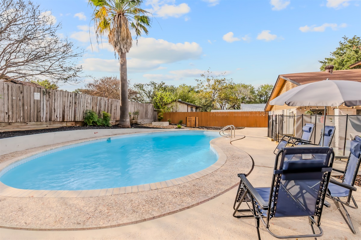 Your own private pool for cooling off and making memories.