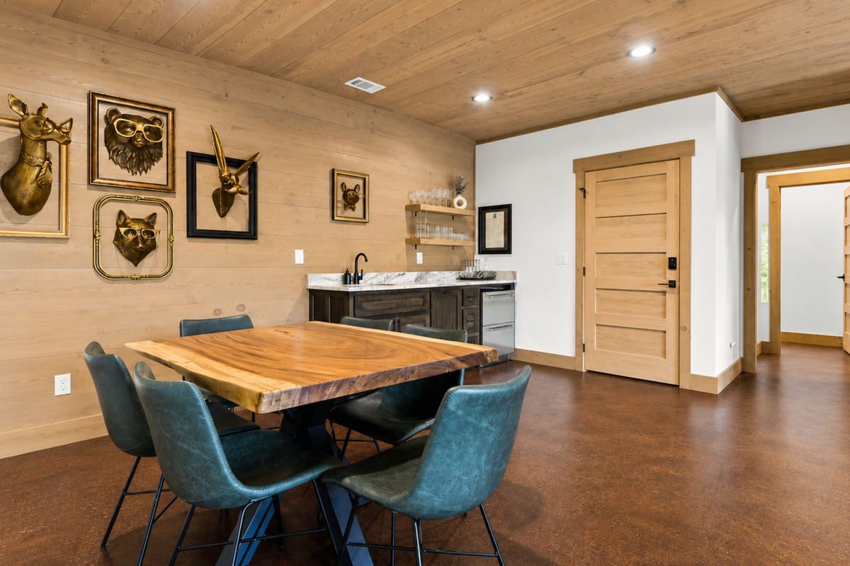 Quirky and fun touches that add playful charm to your mountain escape.