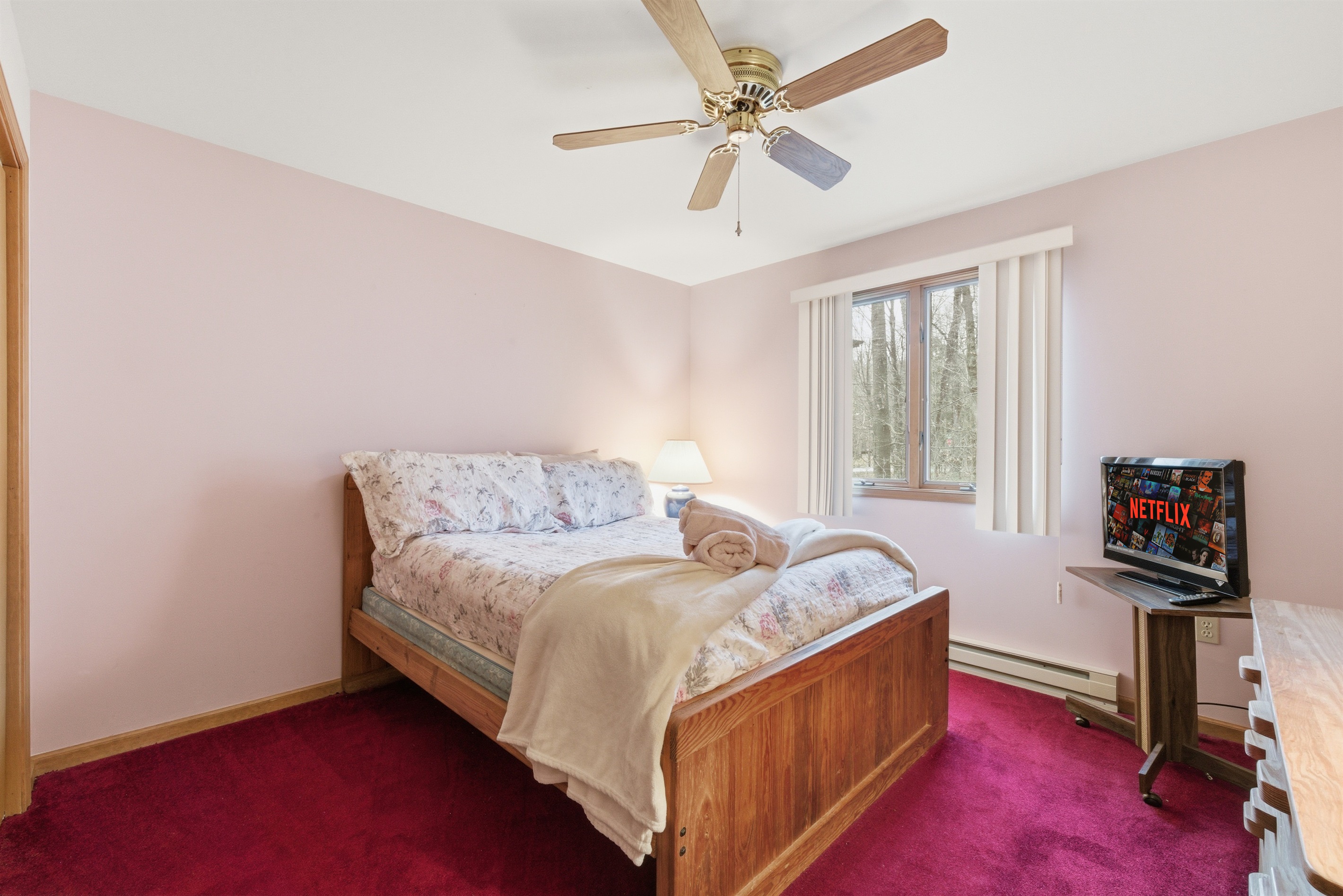 Bedroom 2 - with Queen bed and Roku TV