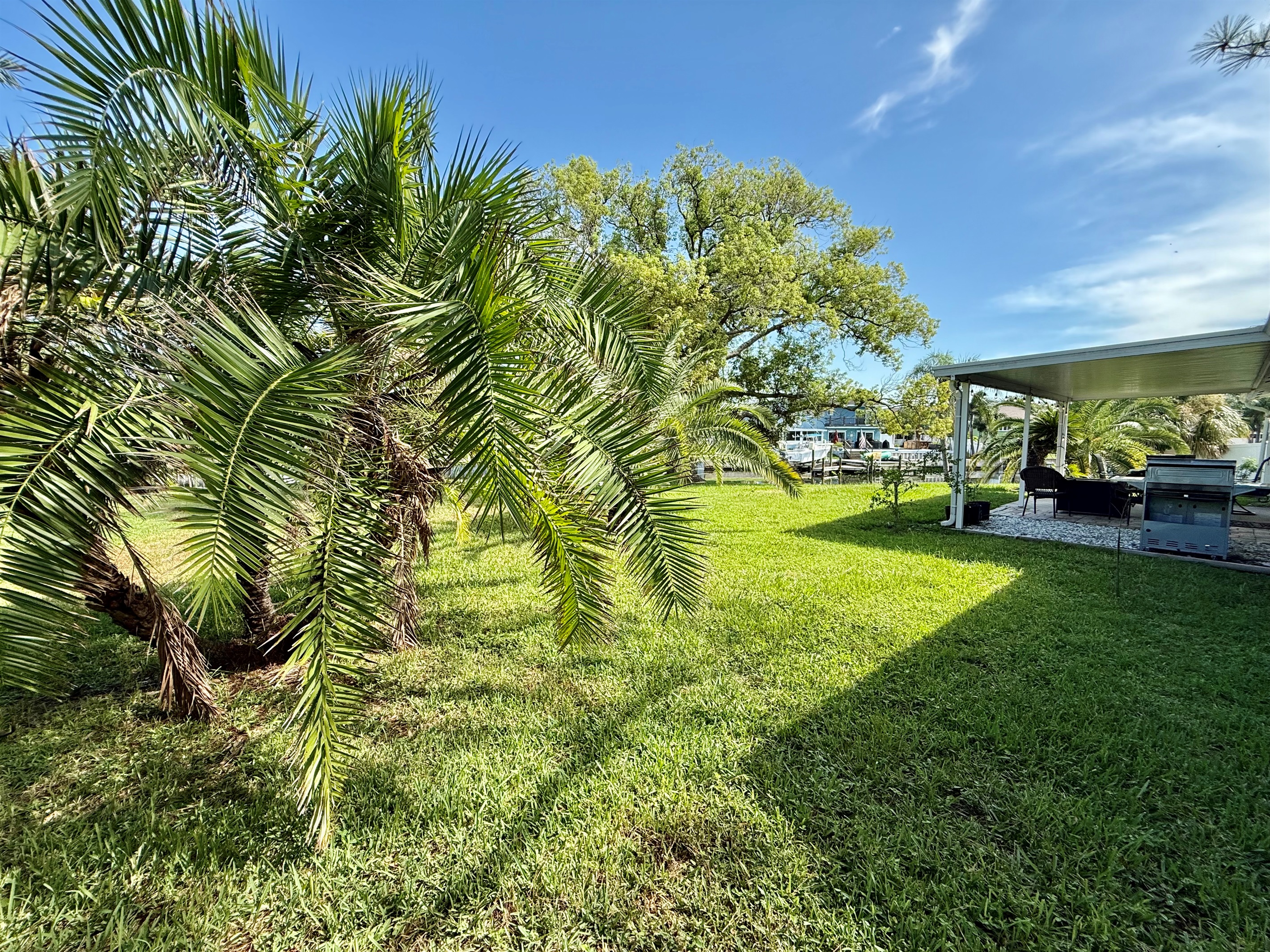 Relax along the waterfront and enjoy nature at its finest—spot birds, fish, and maybe even a dolphin or manatee from your own backyard.