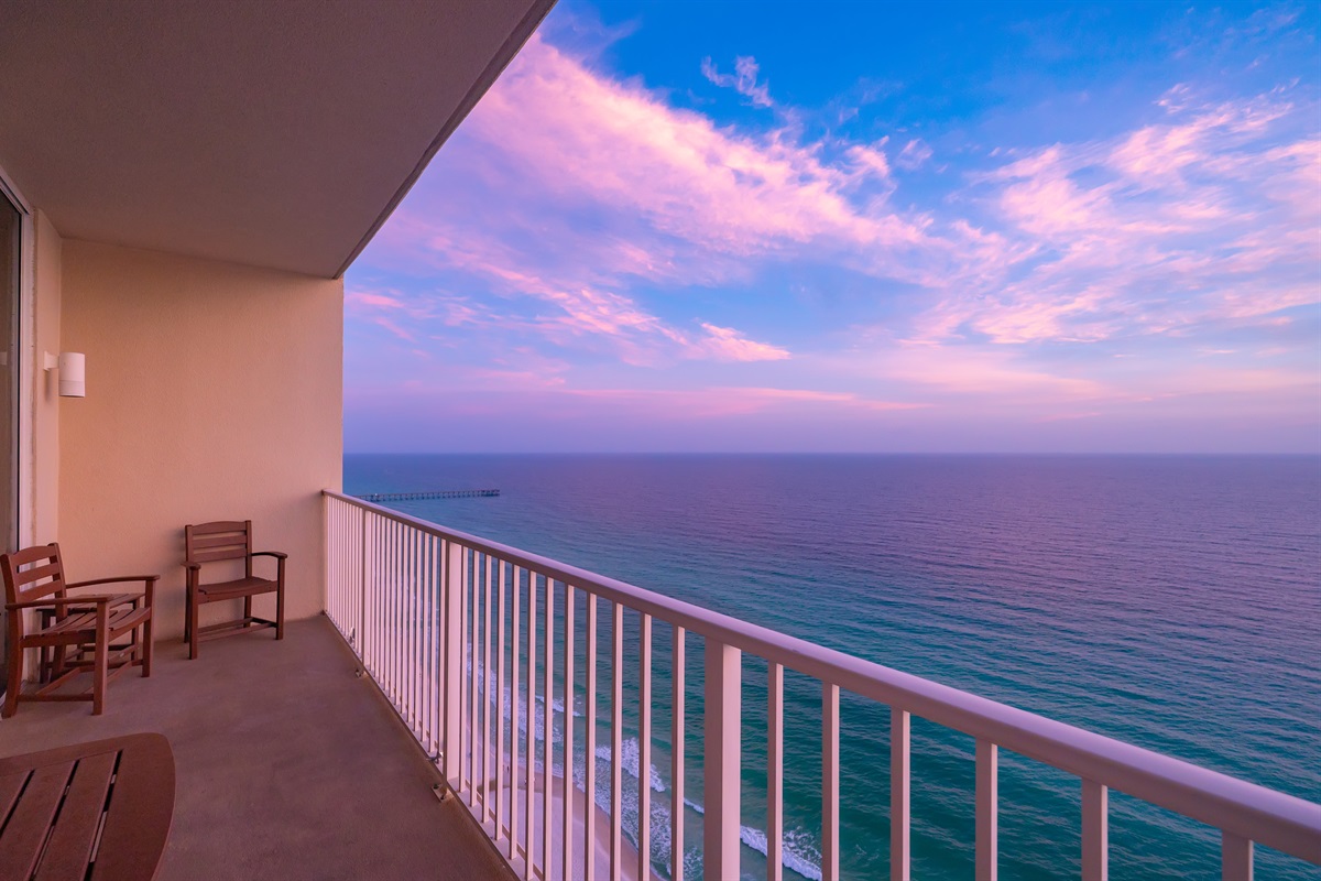 Just you and the sunset views