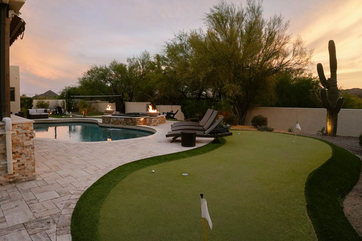 Perfect Your Game on the Luminous Night-Time Green