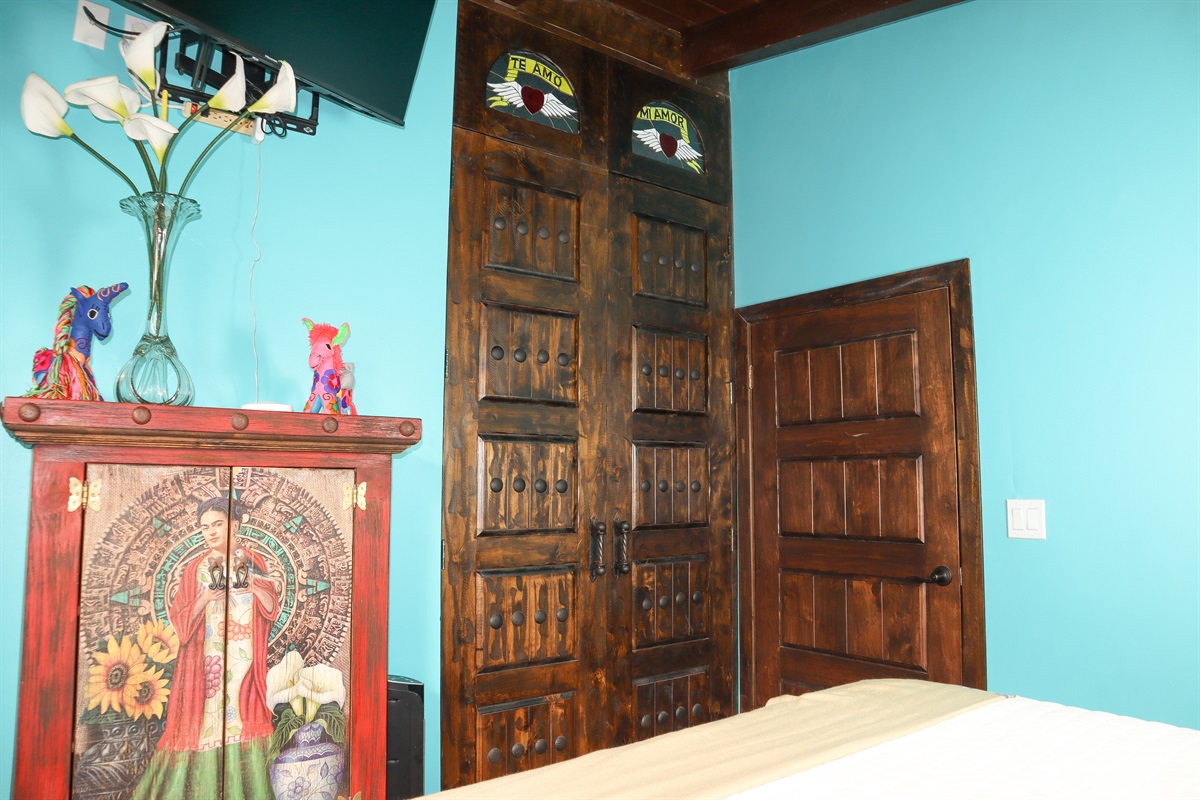 Upstairs Guest Bedroom with a full-size bed.