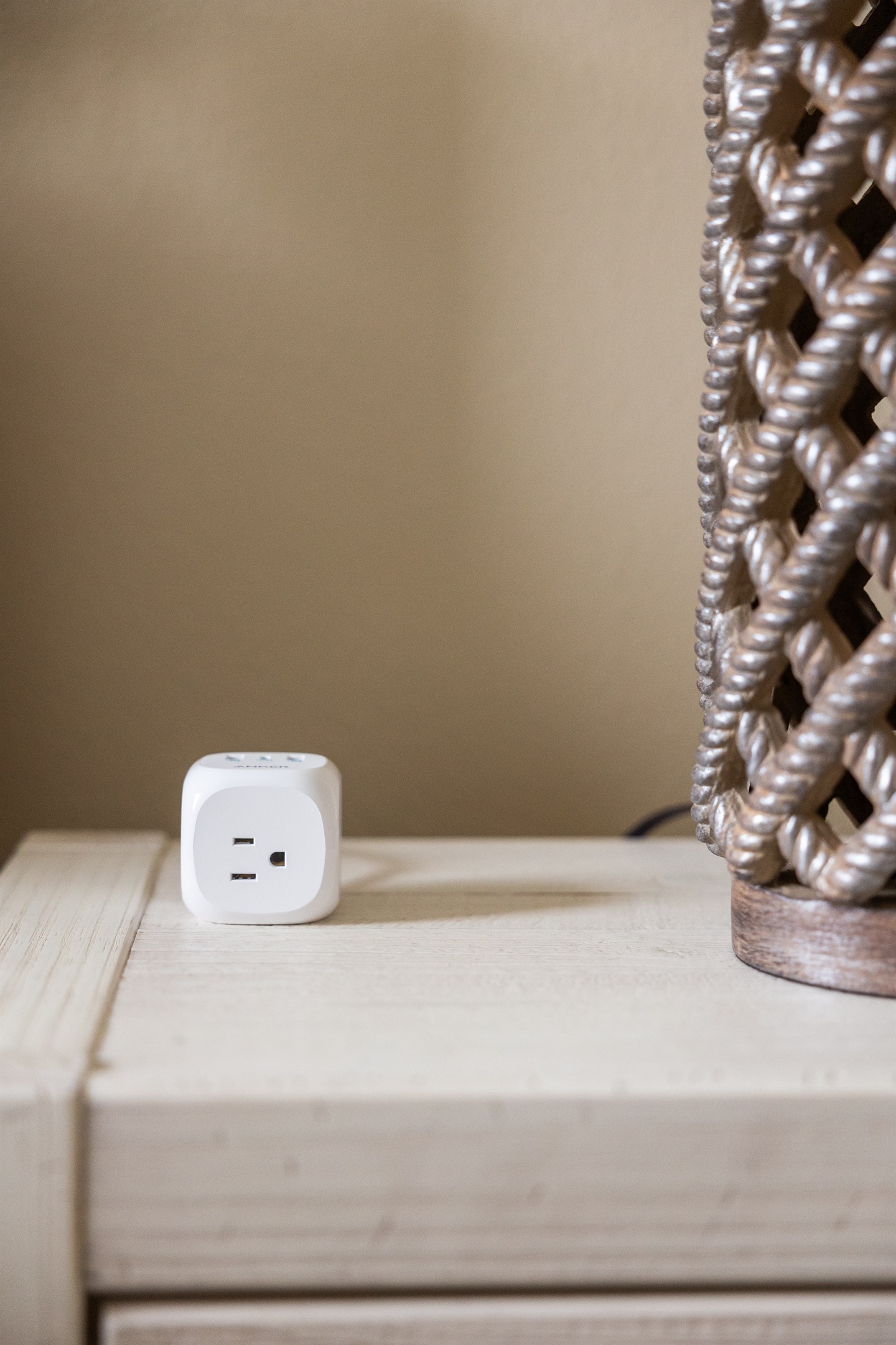 Chargers provided next to every bed.