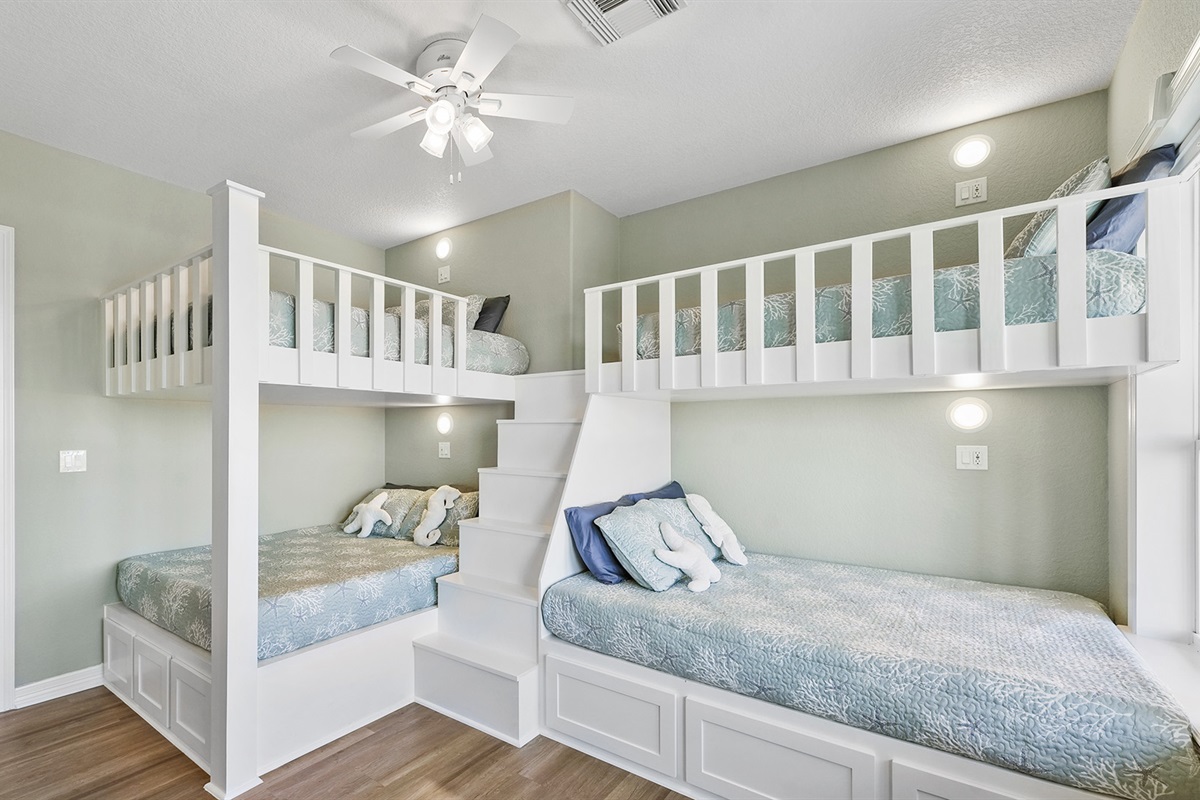Everyone will find their perfect sleeping space with our twin over queen design.
