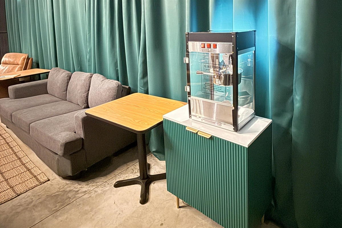 Popcorn in hand, bourbon nearby — the big screen is calling for your next movie night.