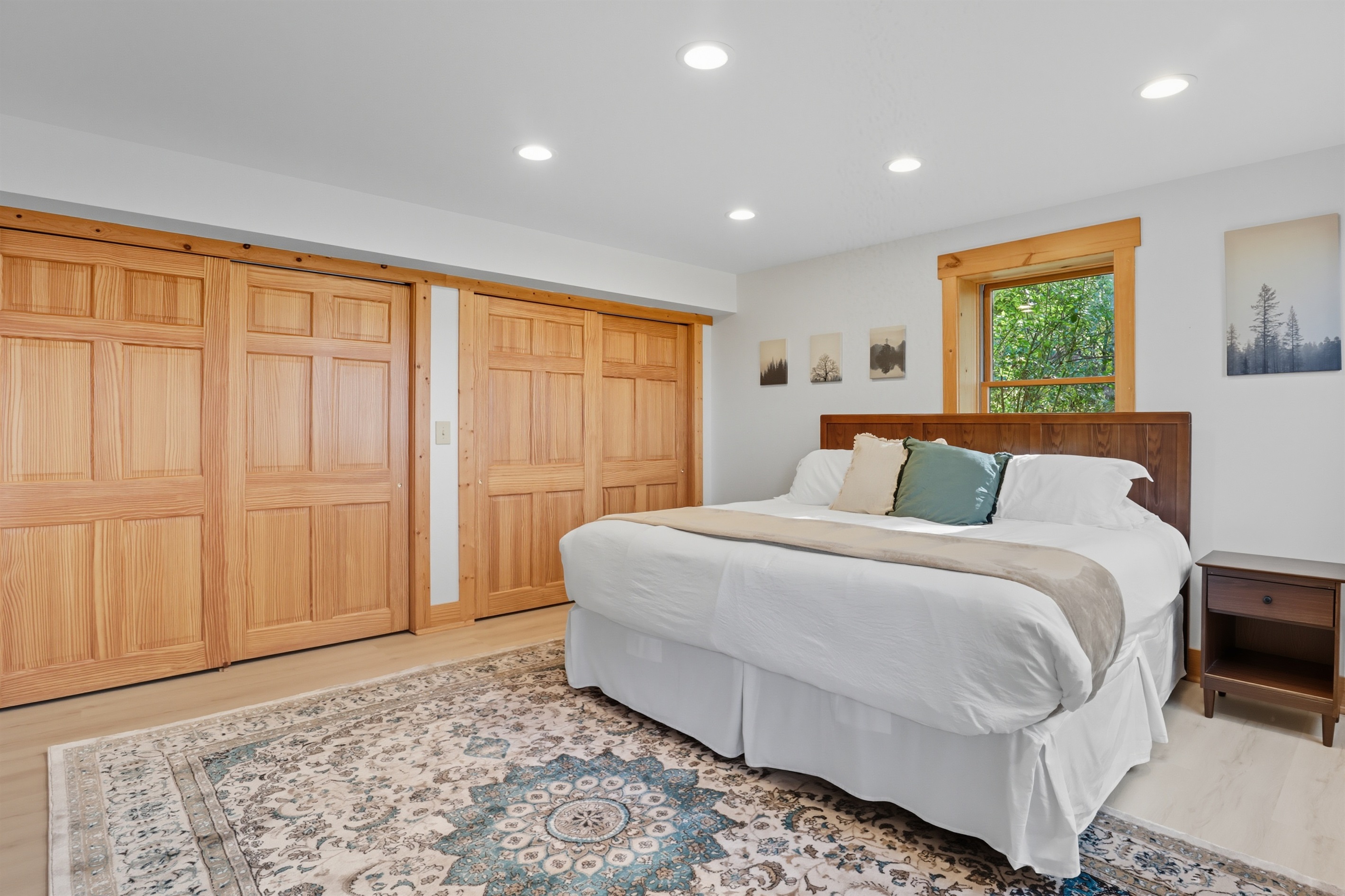 Bedroom 4, Cozy king room the lower level with ample storage and warm design.