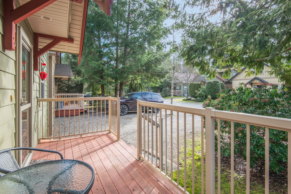 Lovely decks for coffee & cocktails