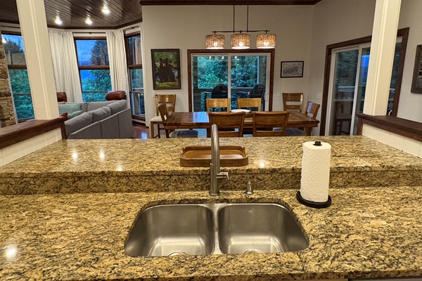 Mountain Views from Kitchen
