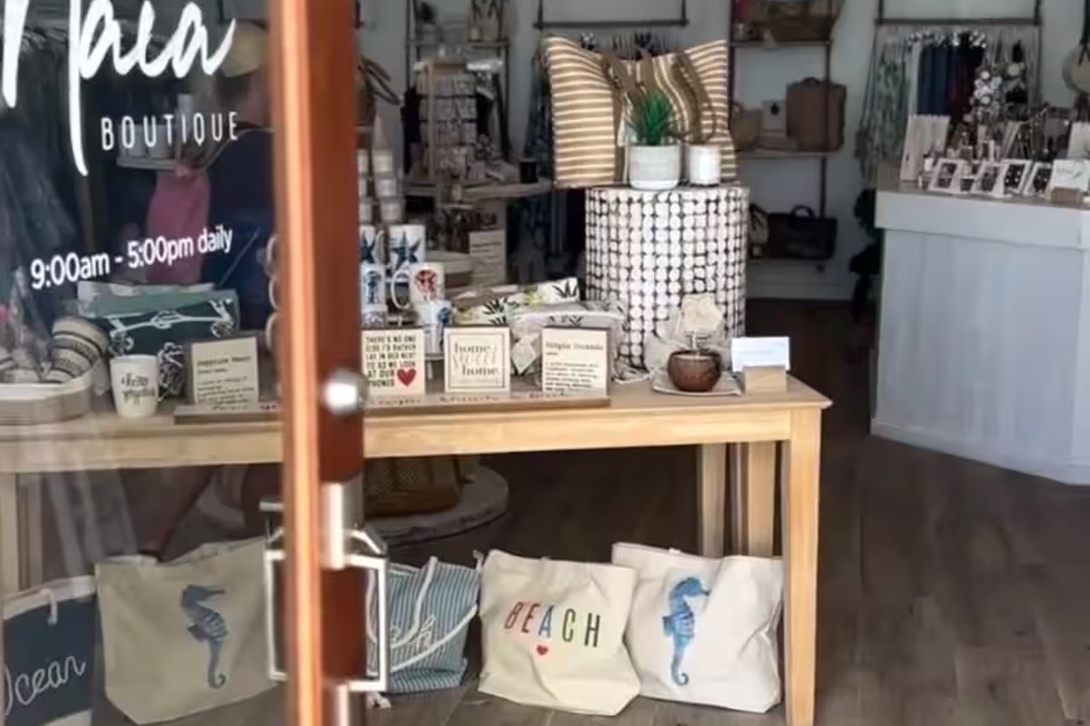 Cute local boutique close by to do some shopping