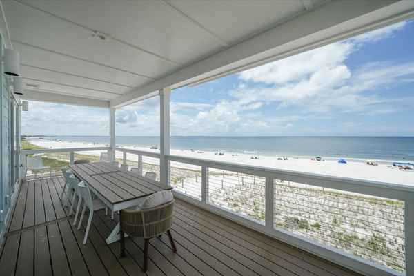 Top floor deck