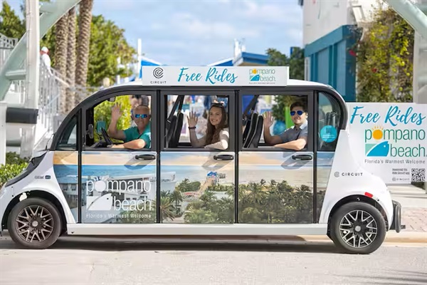 Easy local transportation and beach shuttle services nearby