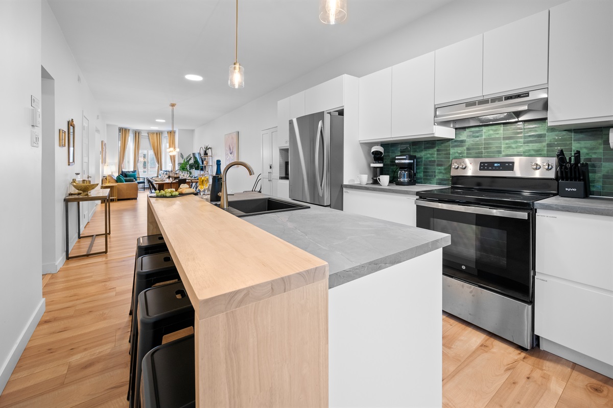 A cozy kitchenette made for convenience.