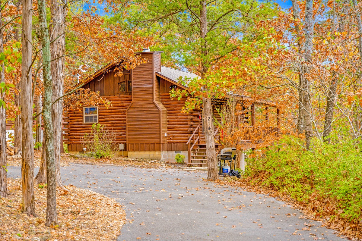 Secluded cabin escape perfect for fall romance and relaxation