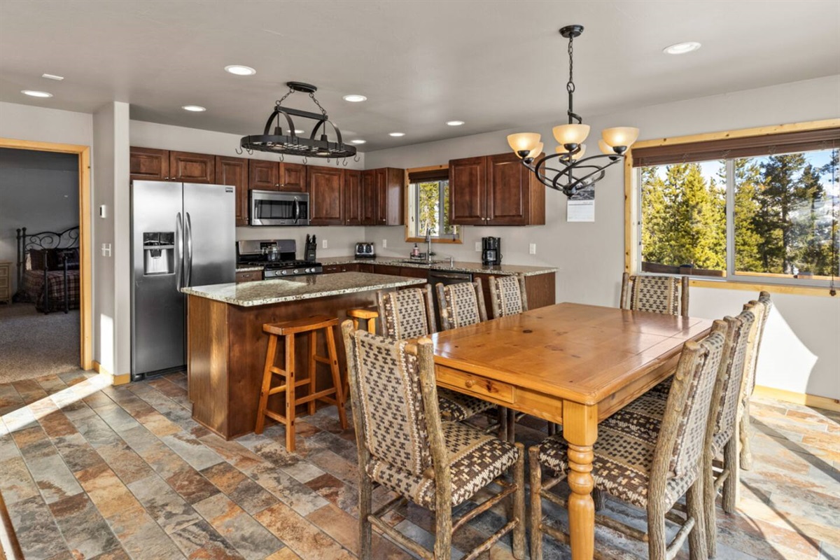 Kitchen Area|Dining Area – Table for 8