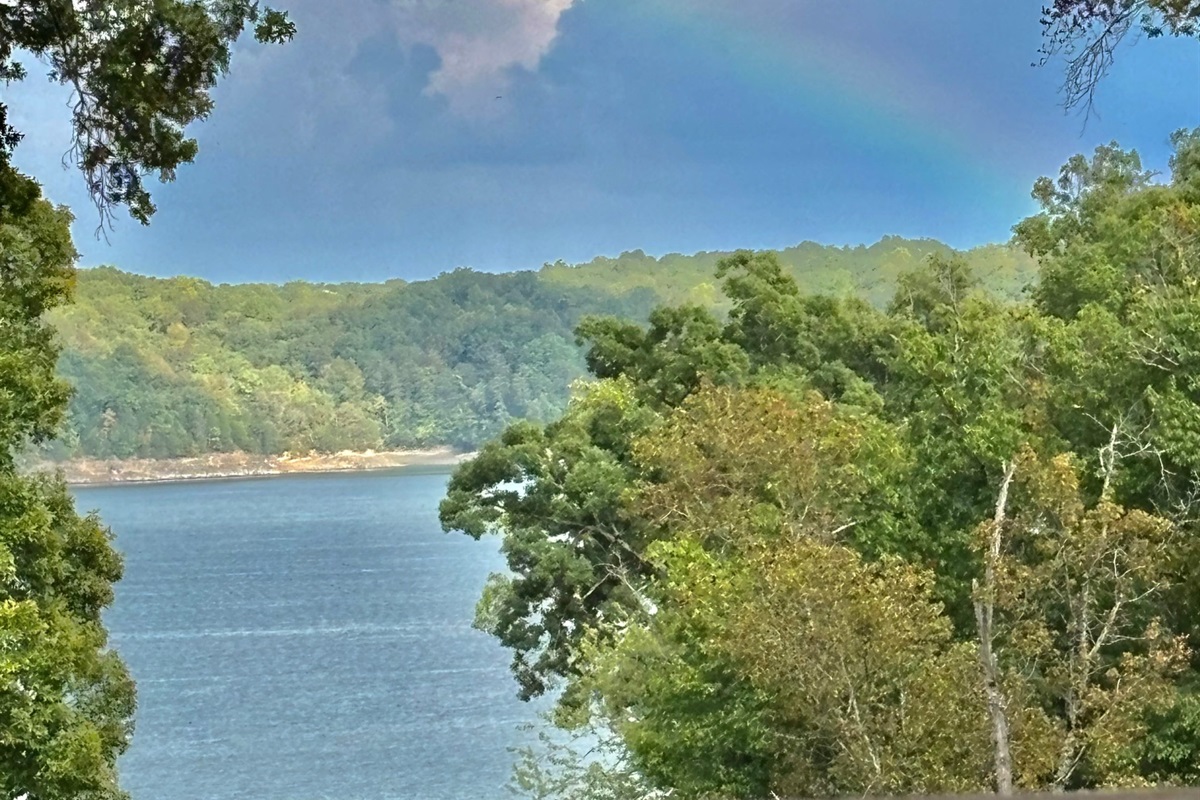 Rainbow over Douglas Lake