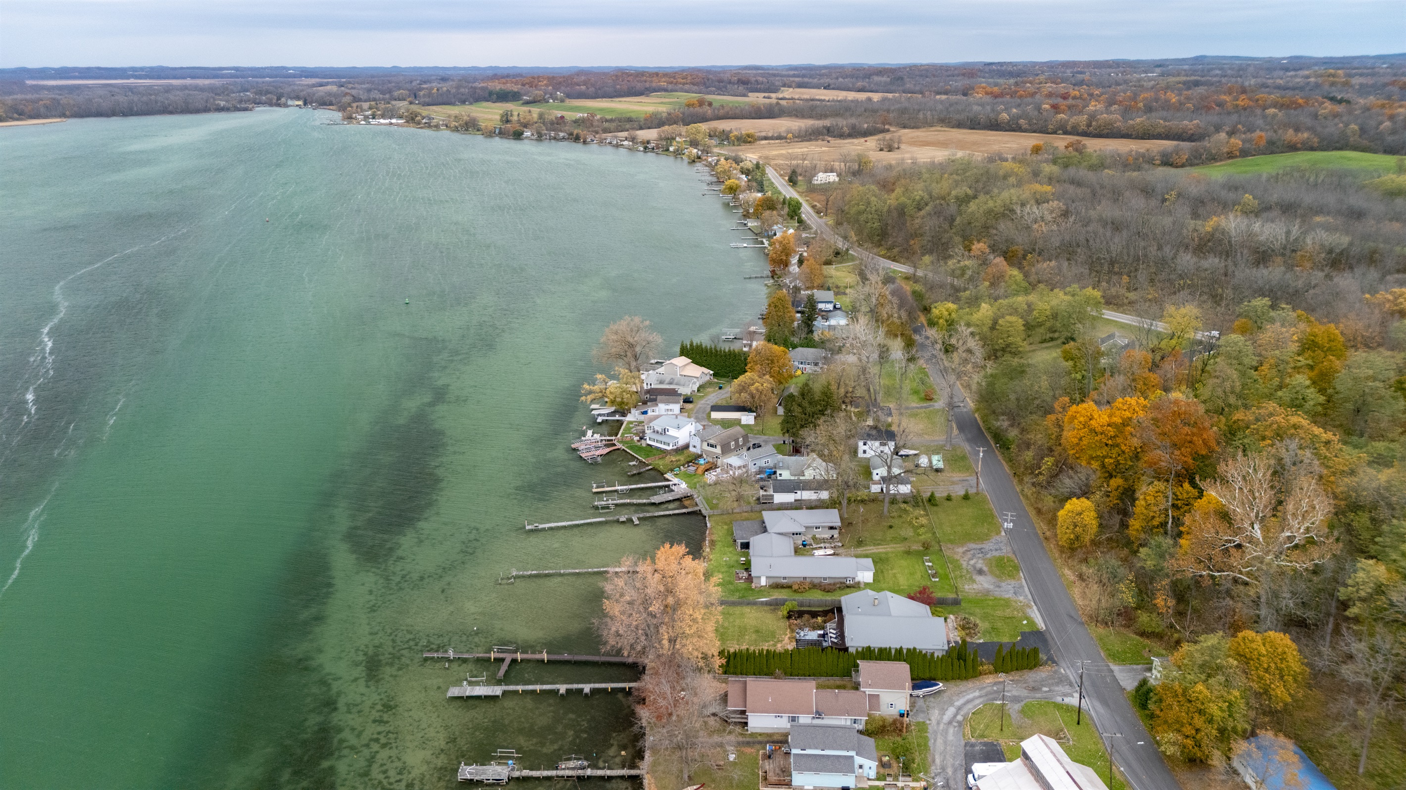 Arial view of the home and  surrounding area