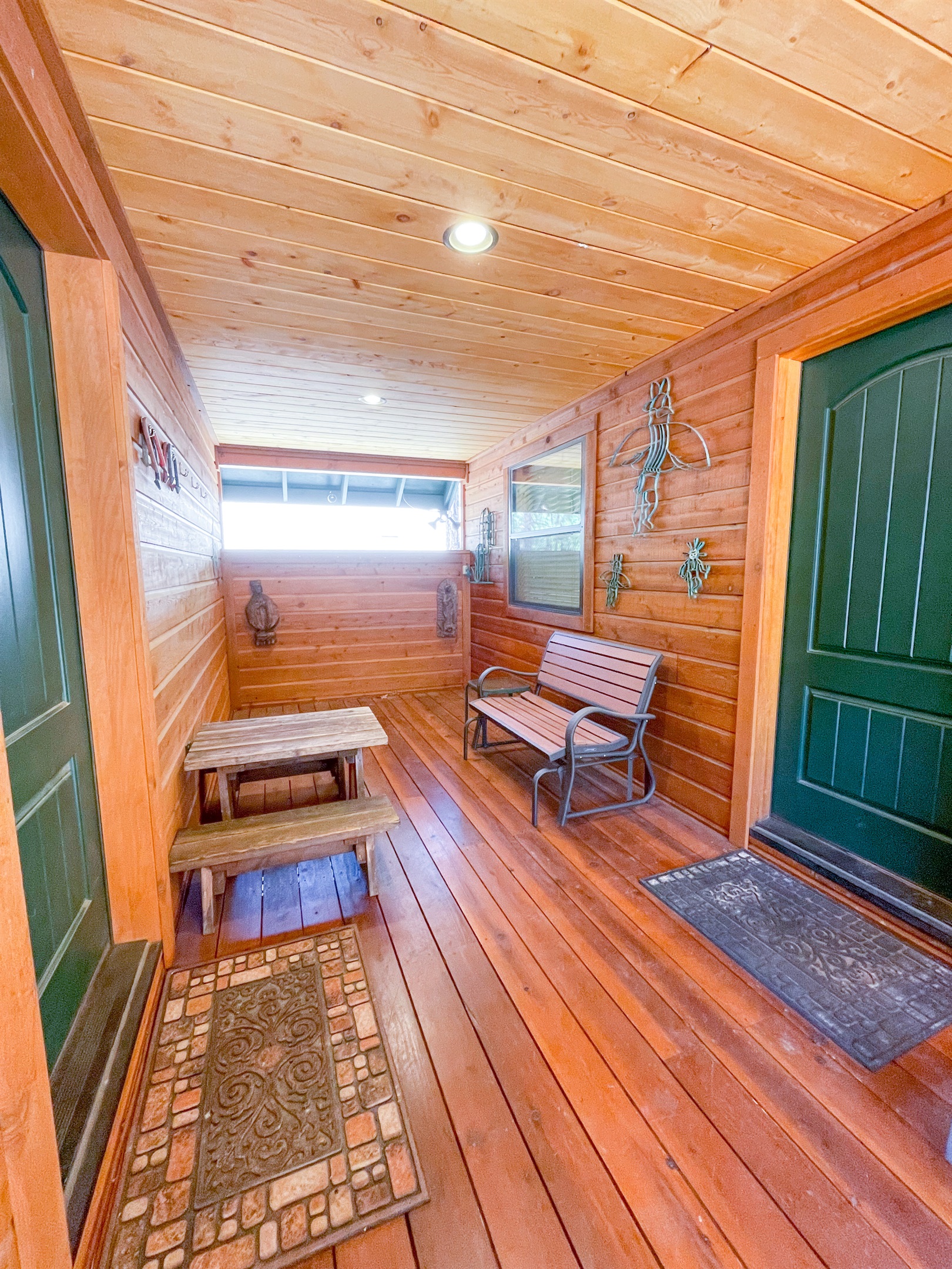 Breezeway between Laundry Room and Garage