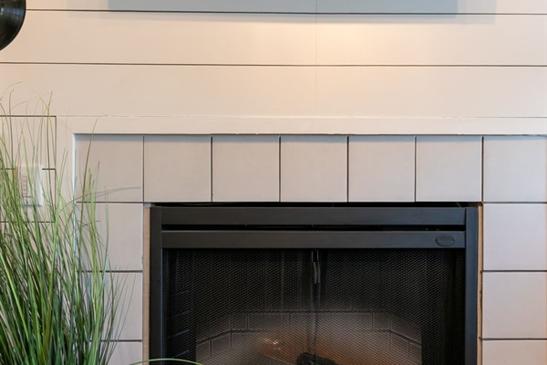 Get cozy by the fireplace