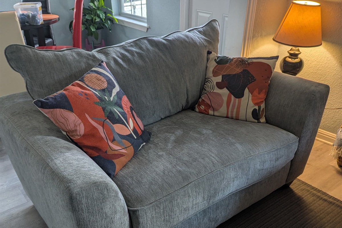 Pullout sofa in living room