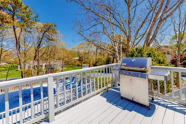 Grill up a feast with ease in our well-equipped outdoor space!