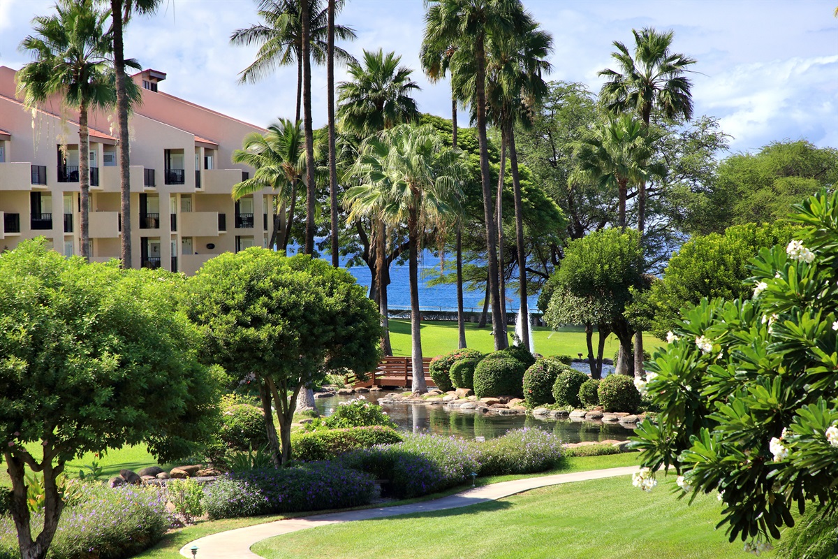 Ocean view from the lanai