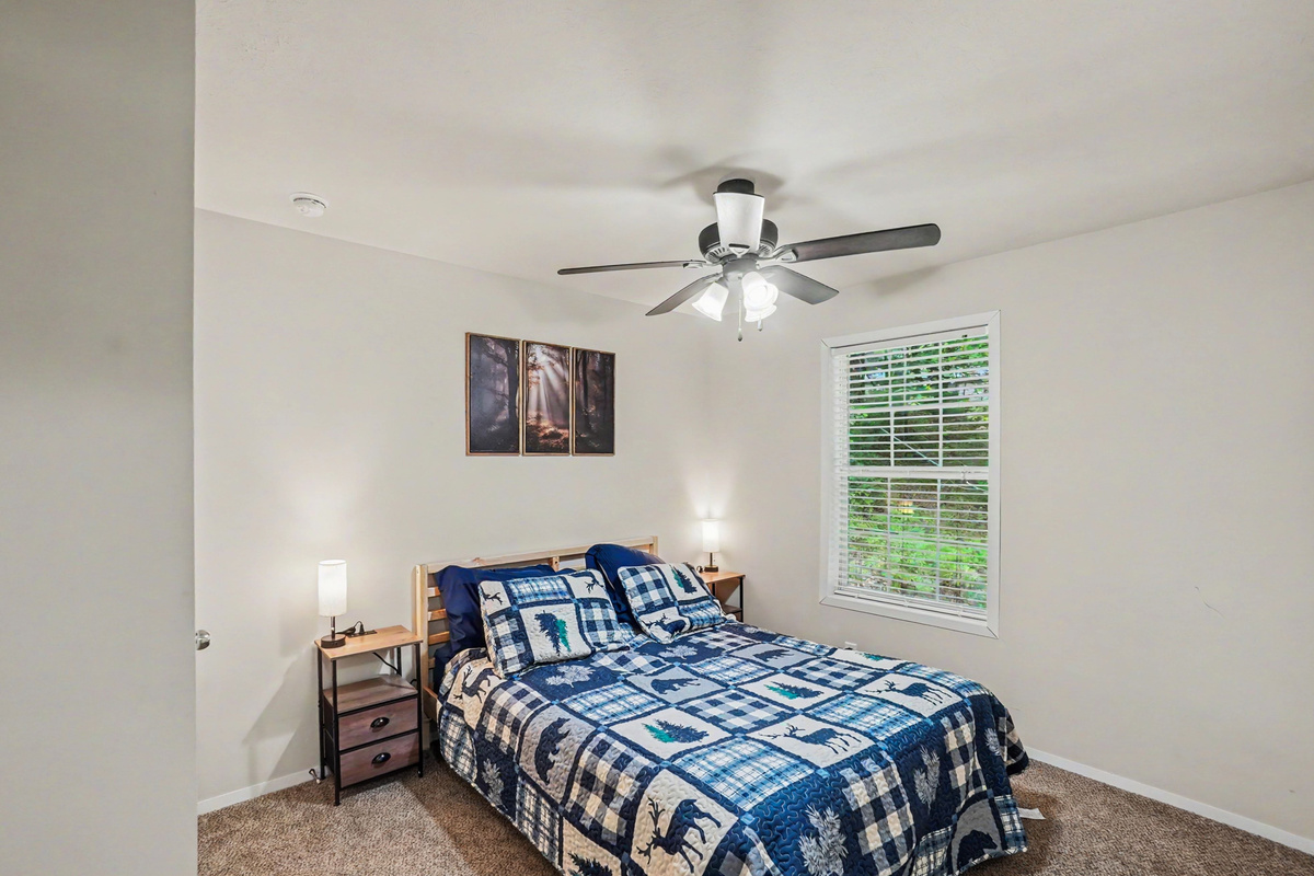 Bedroom #3 with full size bed.