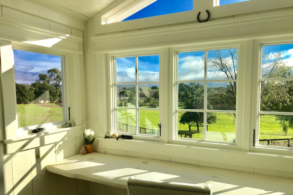 Featured in Forbes: Anavo Farm's Chic Sheep Retreat. A regeneratively-designed carriage house in the heart of the Valley where you can connect with rescued farm animals and unwind in nature’s beauty. Hundreds of 5-star reviews. 