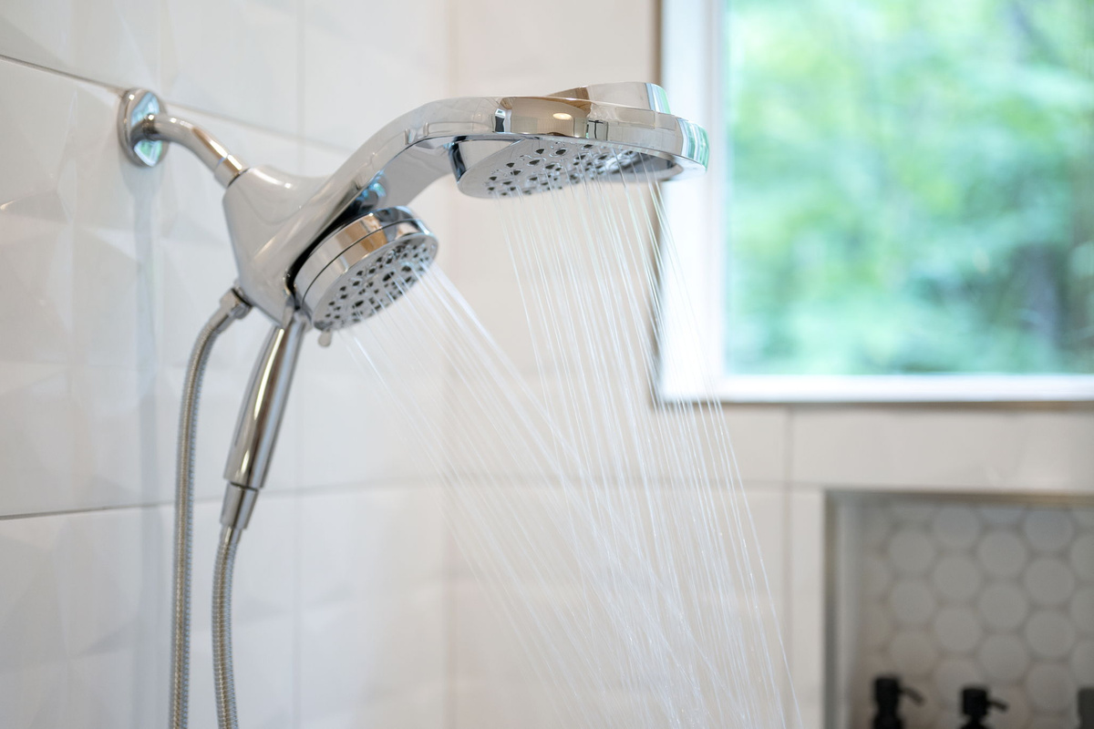 The private casita ensuite bathroom offers a luxurious, spa-like experience with premium finishes, warm design touches, and complete privacy—creating the perfect place to relax and recharge.