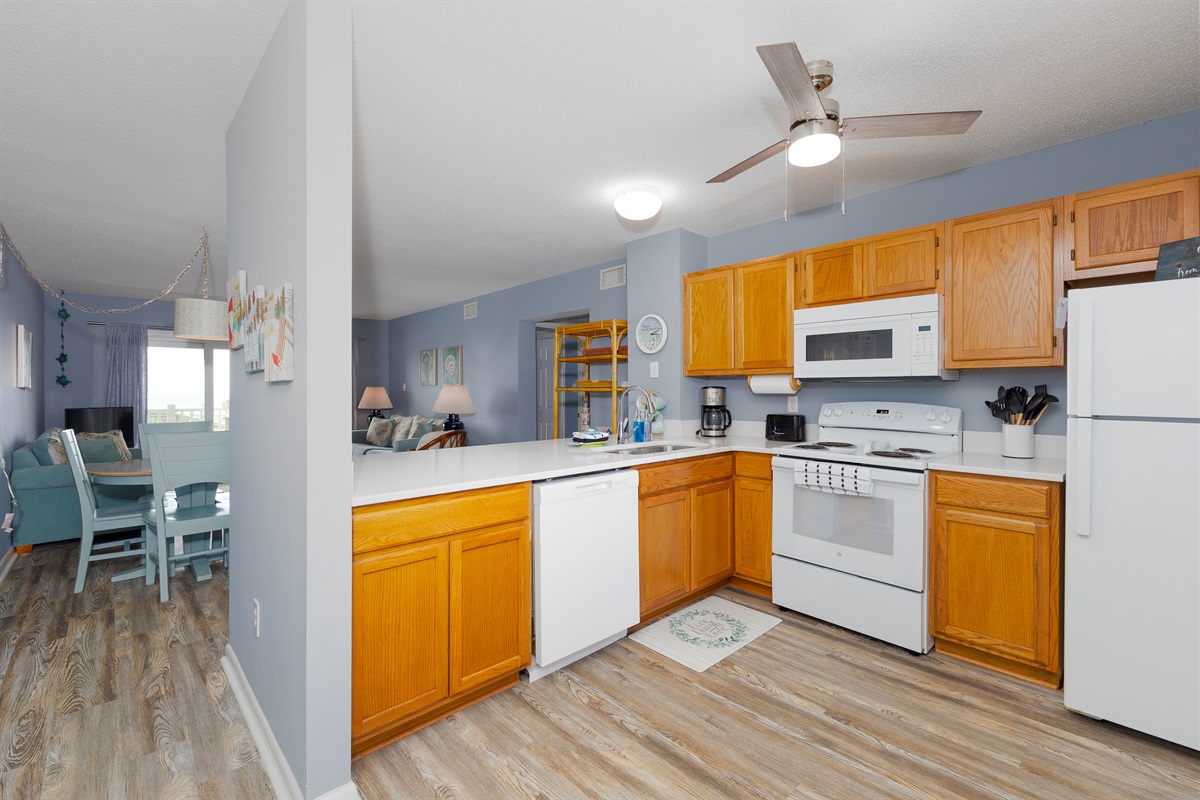 Entrance to the kitchen