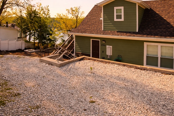 Cove-Out Cottage Parking area