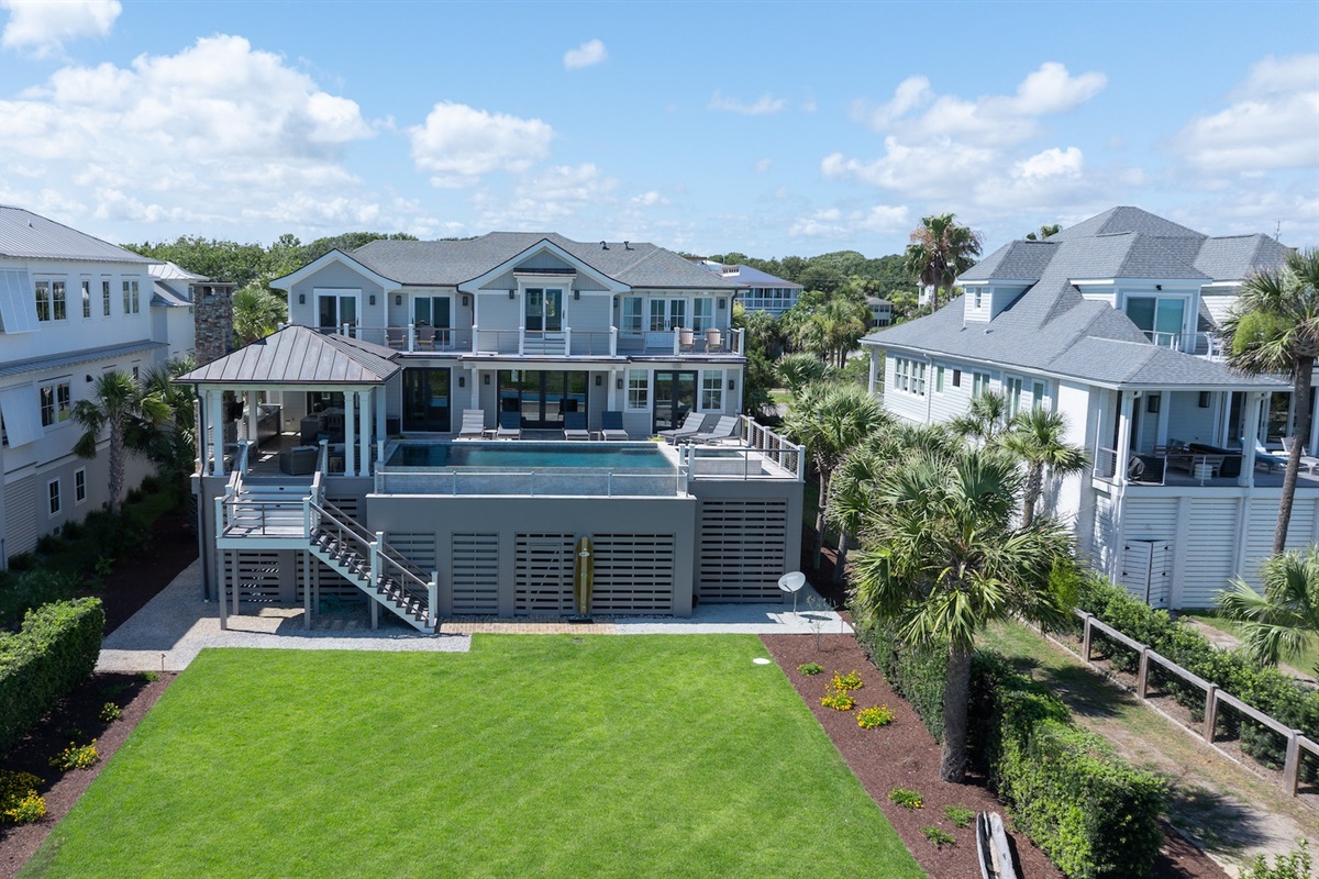 View from Ocean | Beach Shelter | 3708 Palm Blvd | Isle of Palms, SC | IOP Escapes