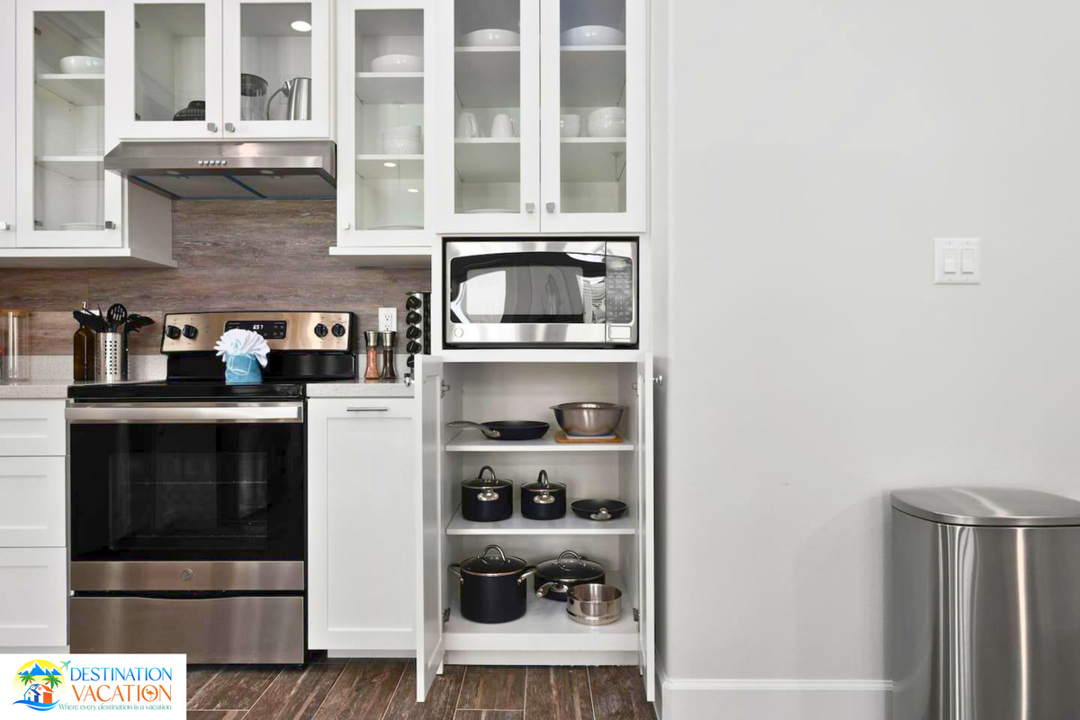 Fully equipped for convenient cooking throughout your stay.