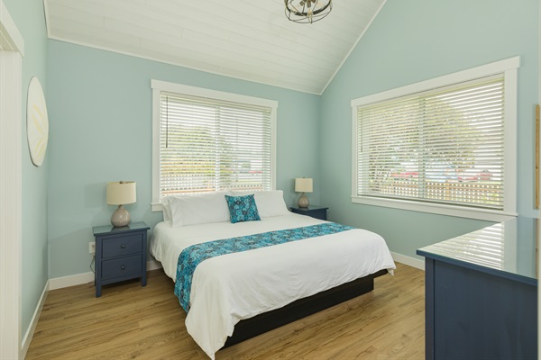 1st floor bedroom with king bed