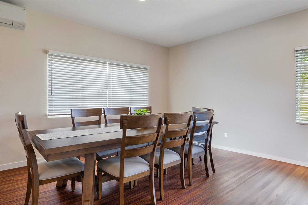 second dining table with 8 seats