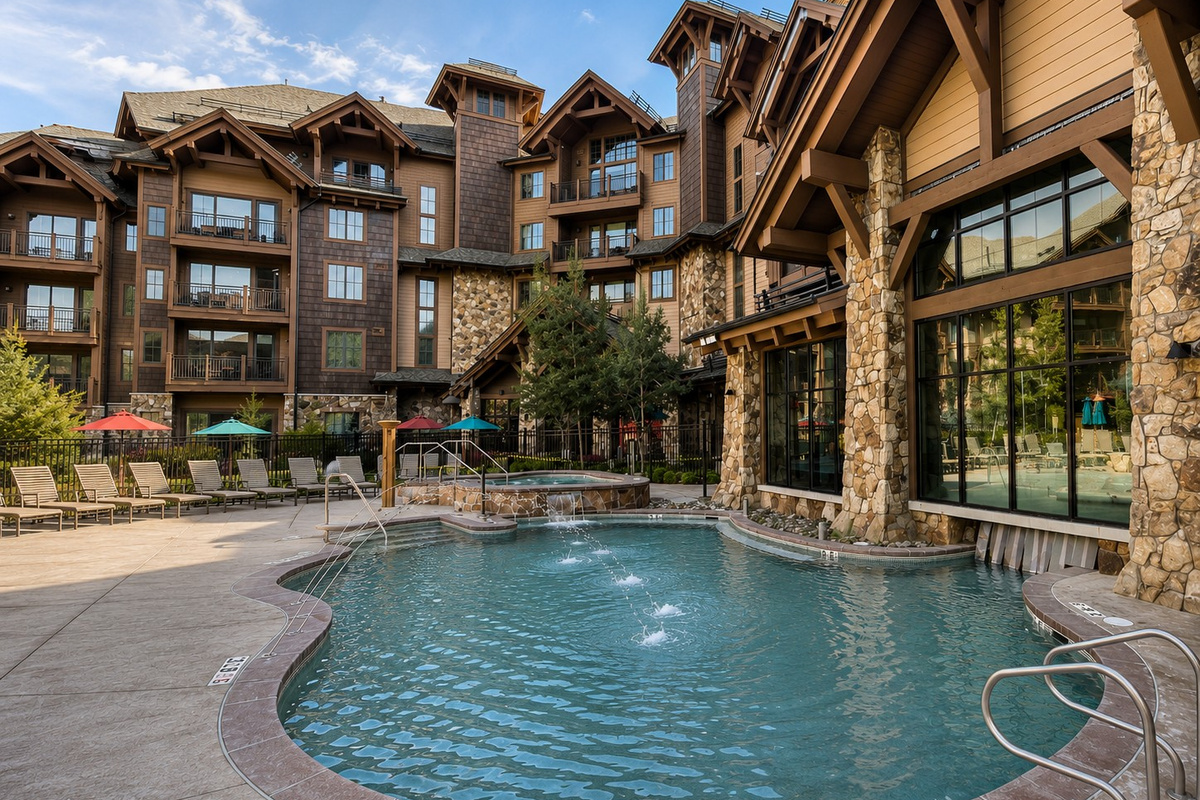 Make a splash in the outdoor heated pool