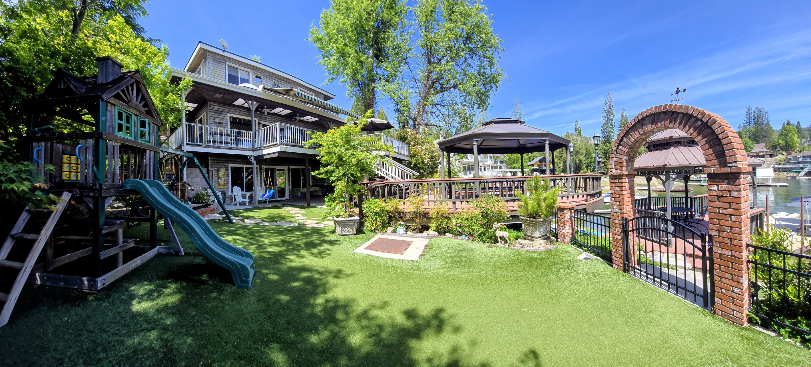 Backyard view