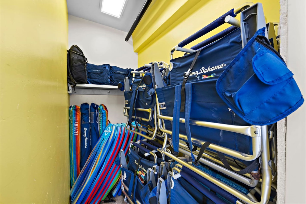 We provide beach chairs, umbrellas, boogie boards, surf boards and wetsuits too.