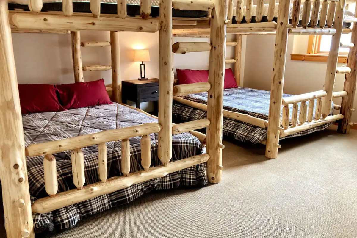 Bedroom 4 - two queen beds, lower bunks only! Large dresser. Adjacent to game room.