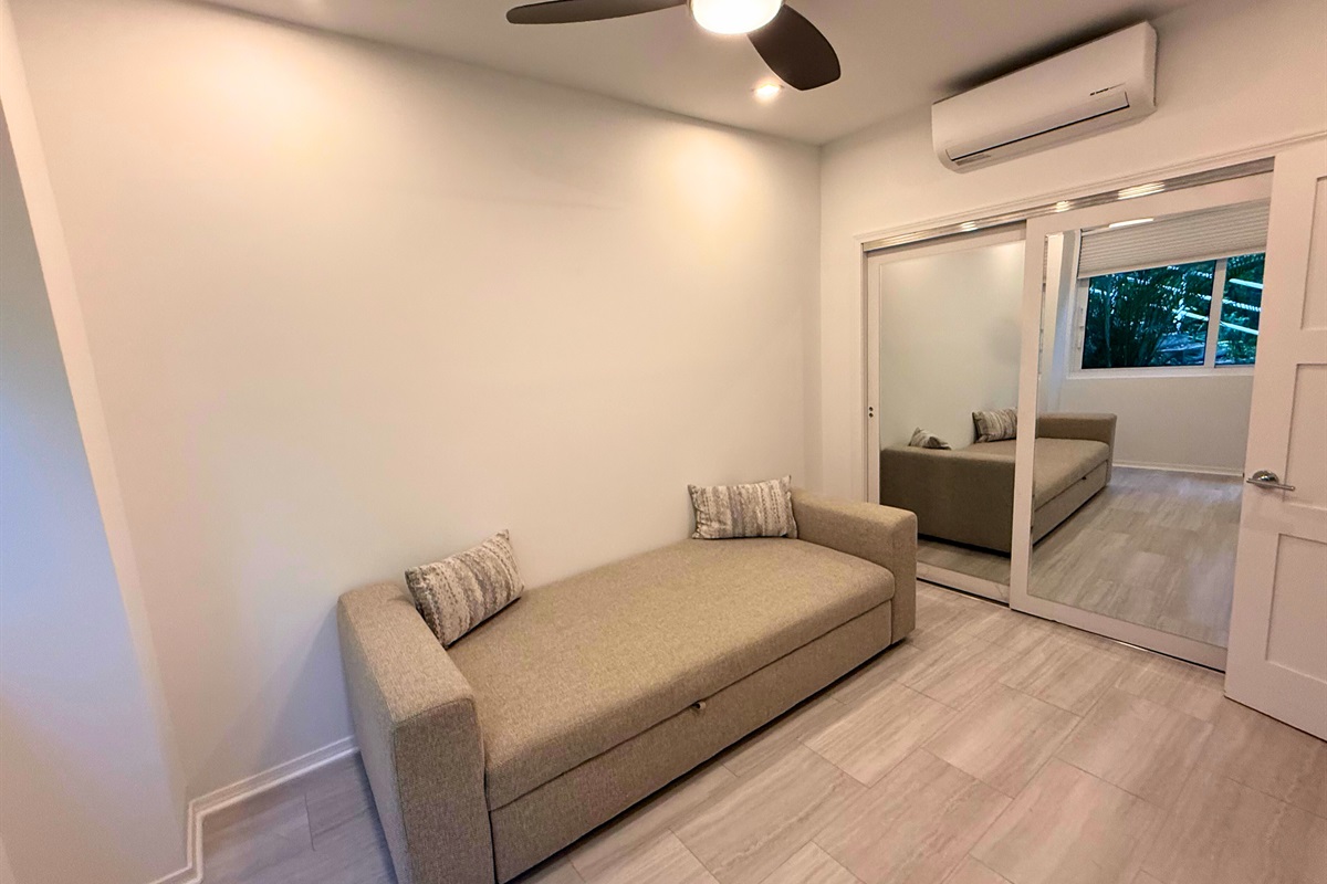 When not used as a bed, its a great place to relax and read in privacy