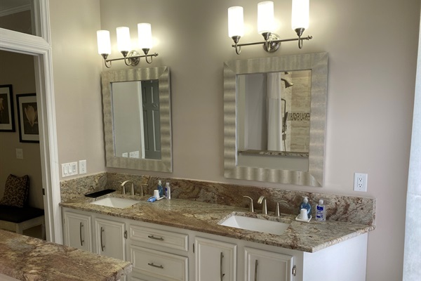 Master Ensuite - Double Sinks