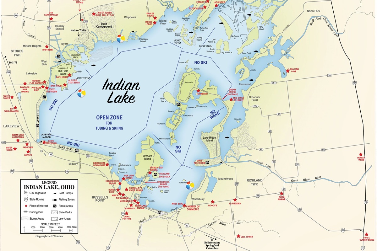 The Waterbury Way - Indian Lake Map