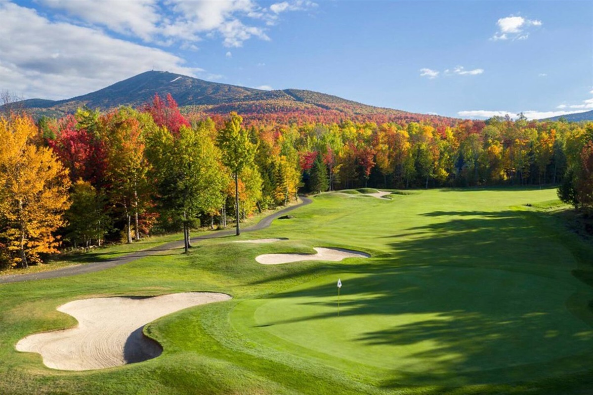 Stowe Country Club - Don't just gaze across the field at the clubhouse and beautiful grounds; walk across the street and play golf or winter snowshoeing or cross-country skiing.